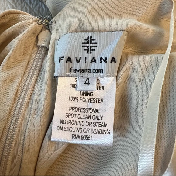 FAVIANA Sequin Halter Gown - Picture 15 of 16